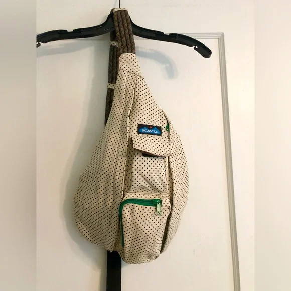 Kavu Cream and Green Backpack Slingback – KAVU.com main image 3